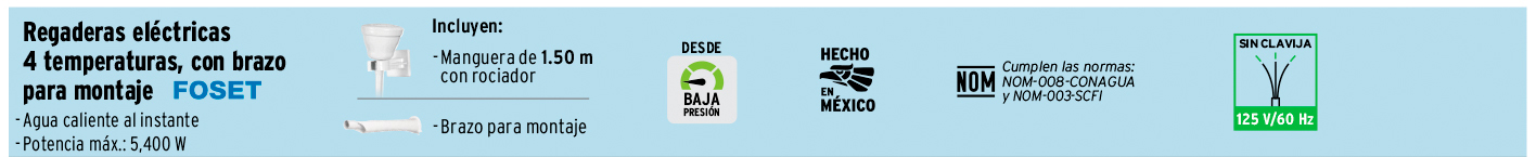 regaderas