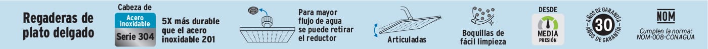regaderas