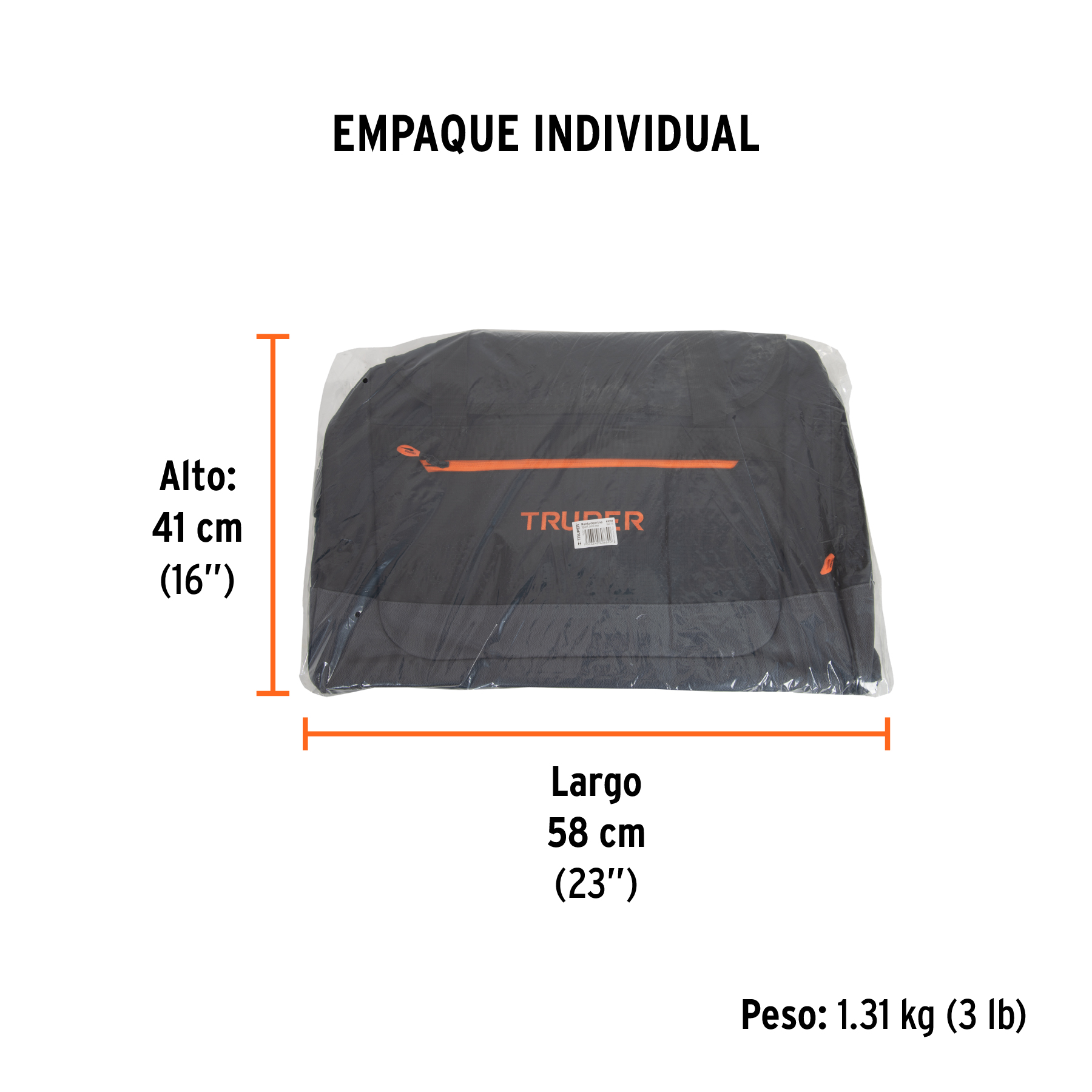 Maleta deportiva de 75 cm, TRUPER