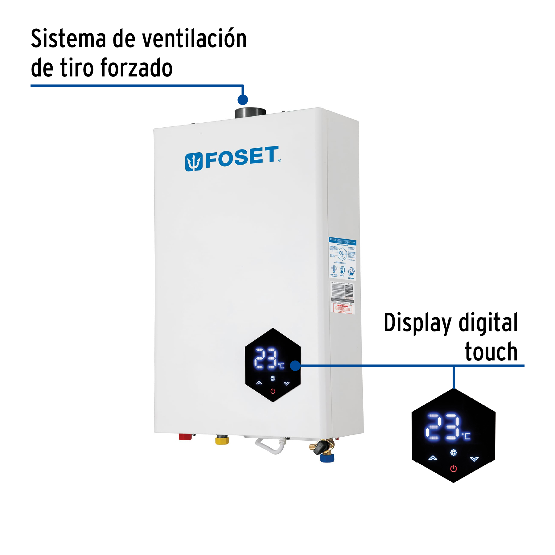 Calentador De Agua Instantaneo Foset