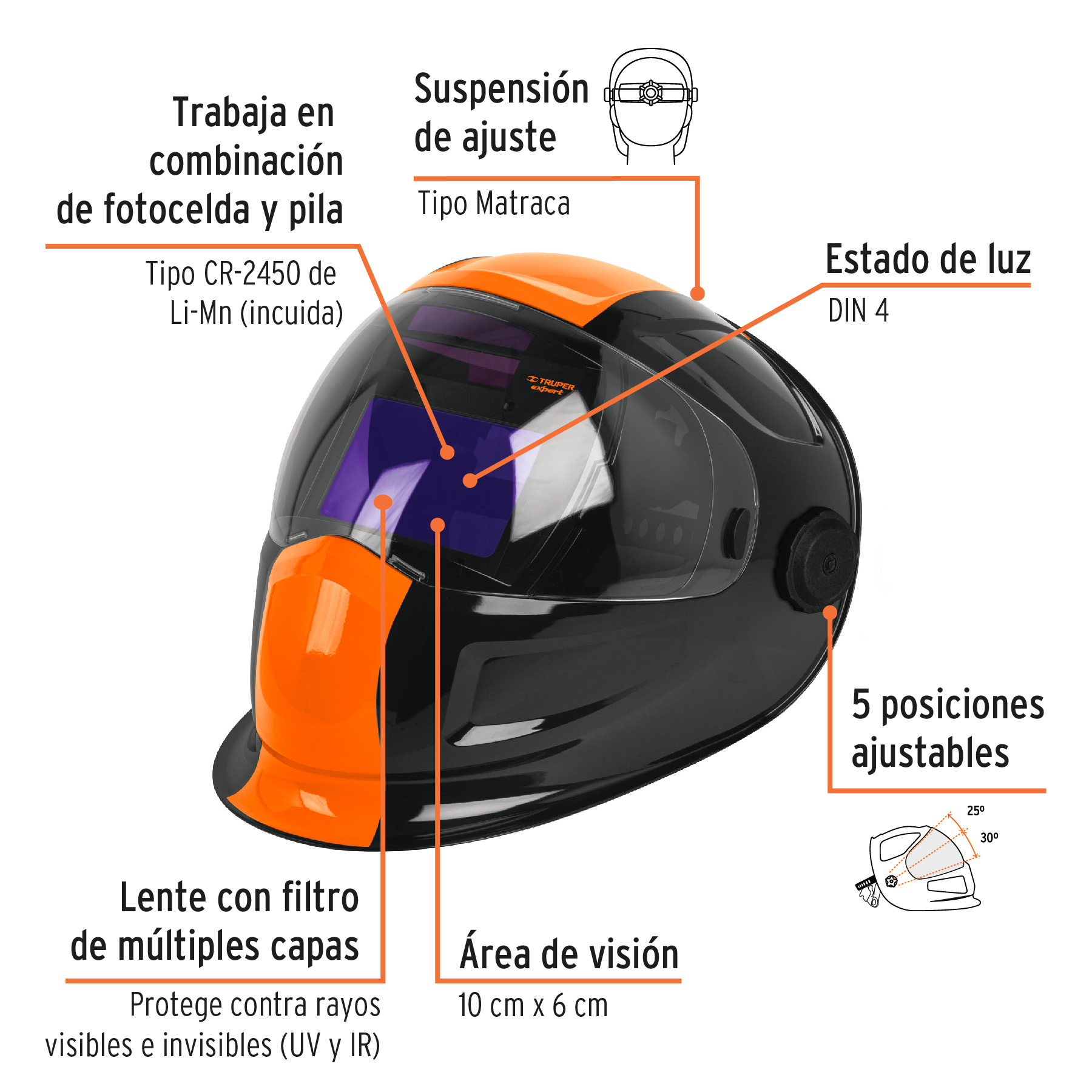 Pantalla soldar 525 electrónica - Simi Seguridad