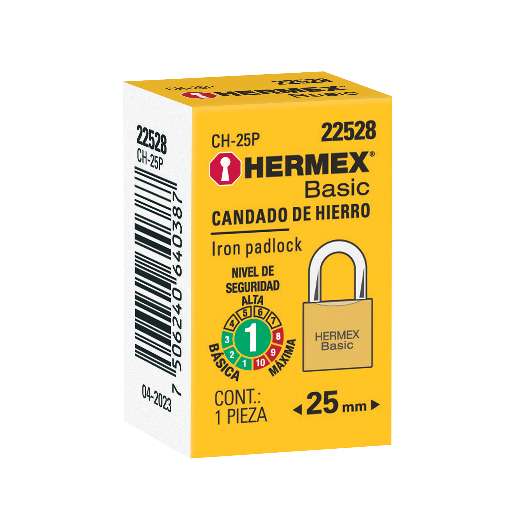 Candado de combinación de disco Hermex 23525 » Distribuidor Truper