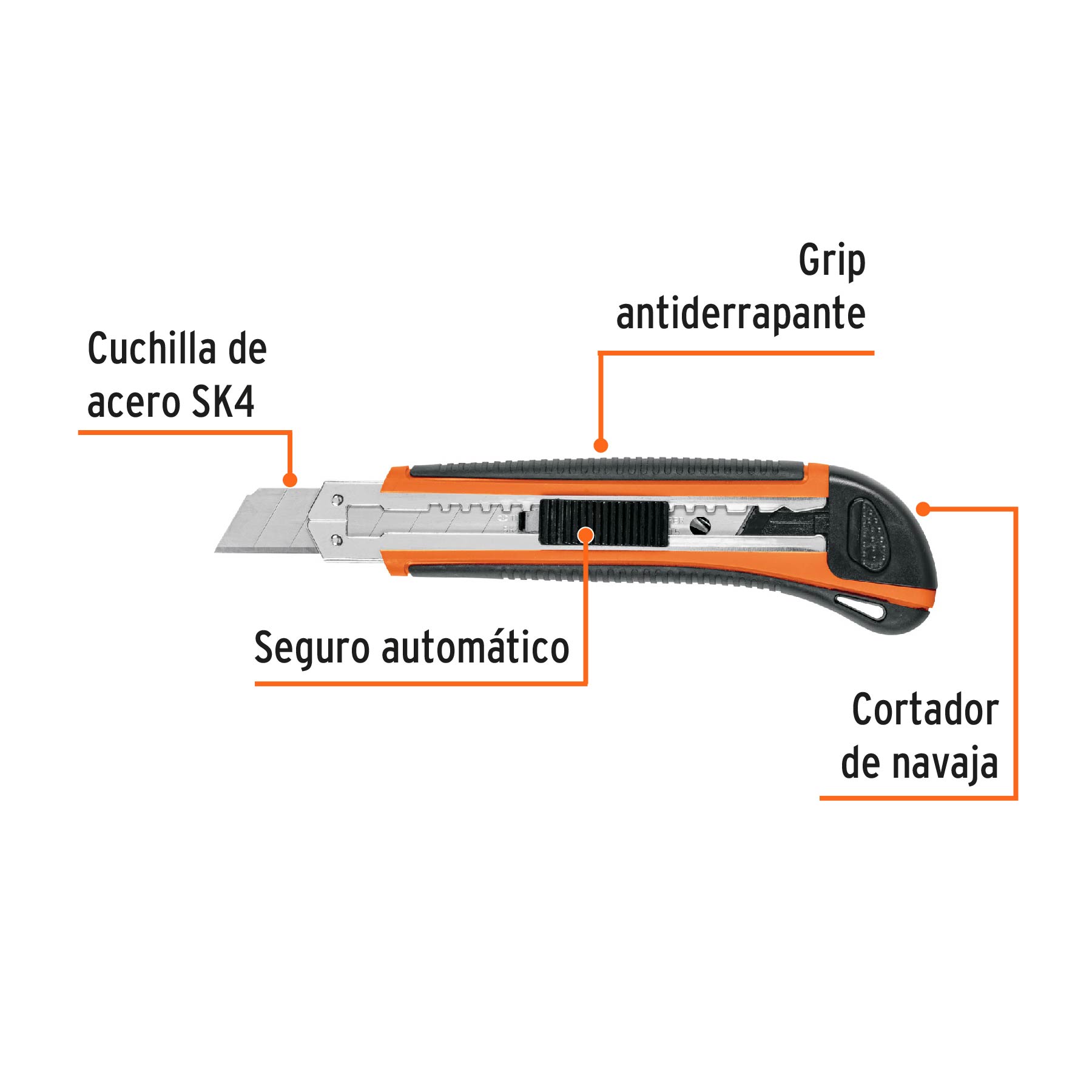 Cutter Profesional 6 Con Alma Metalica Byp – Ferreabasto