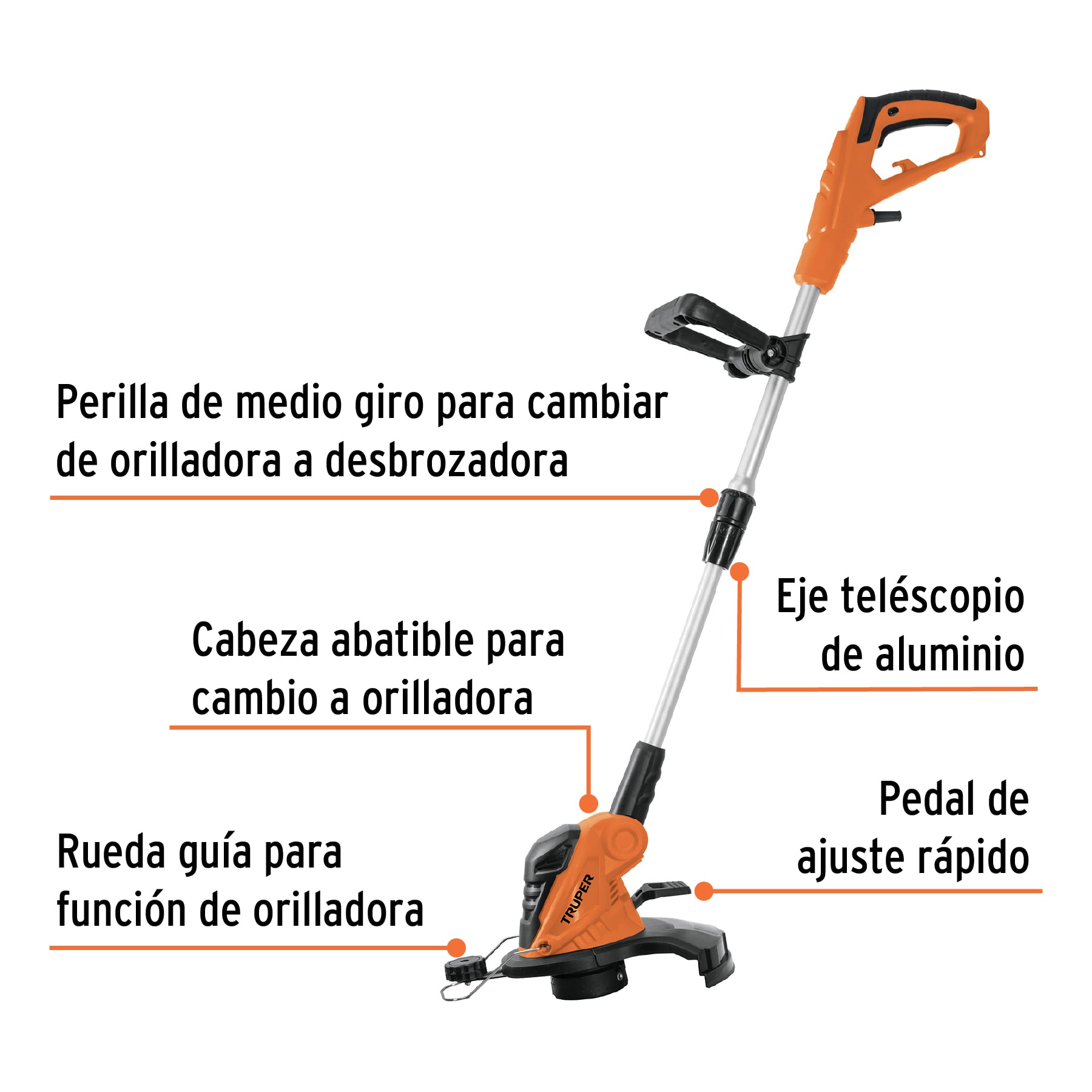 perdí mi camino Aplicar Shuraba Ficha técnica Desbrozadora eléctrica, 550 W