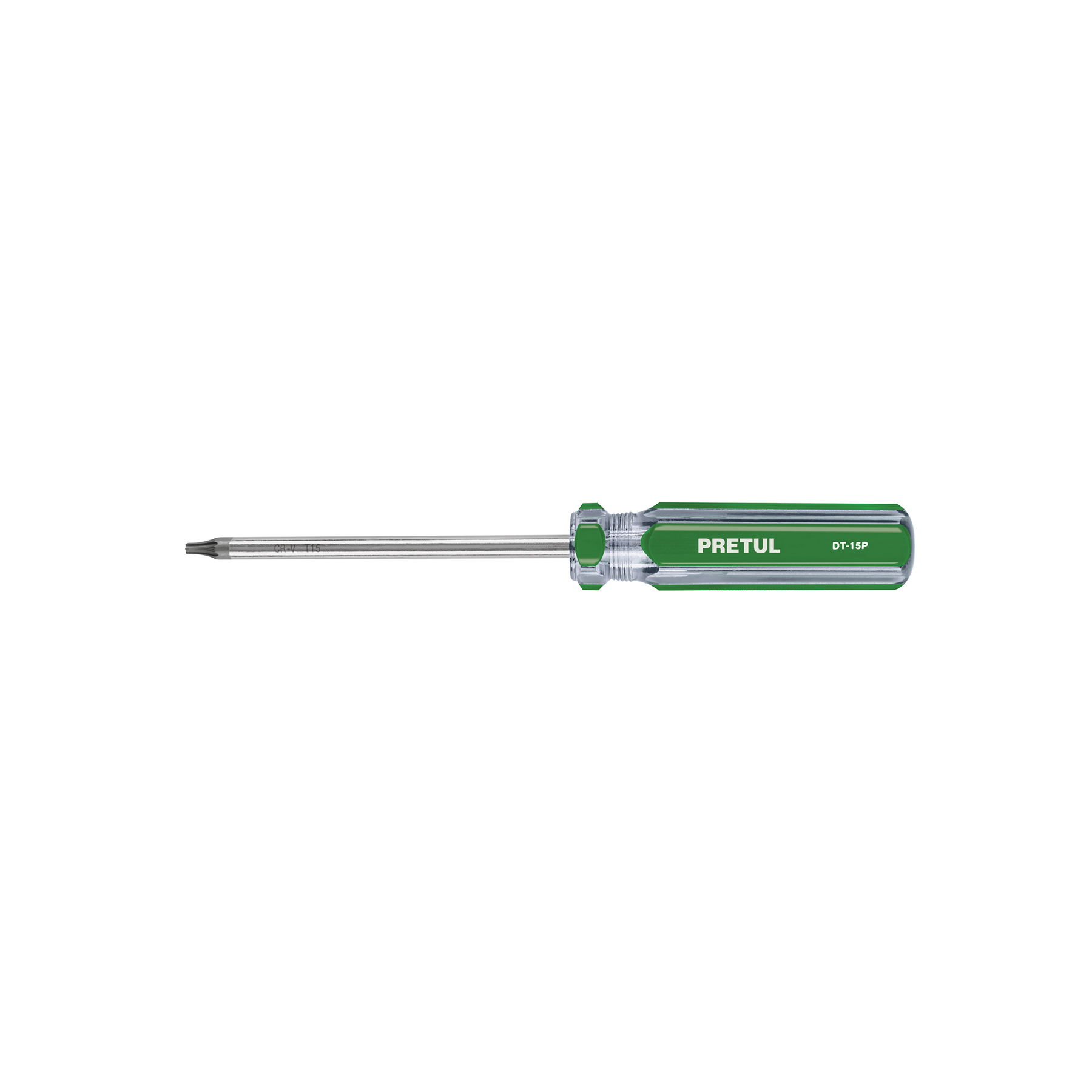 DT-15P Pretul - Desarmador punta Torx T 15 mango de PVC, Pretul