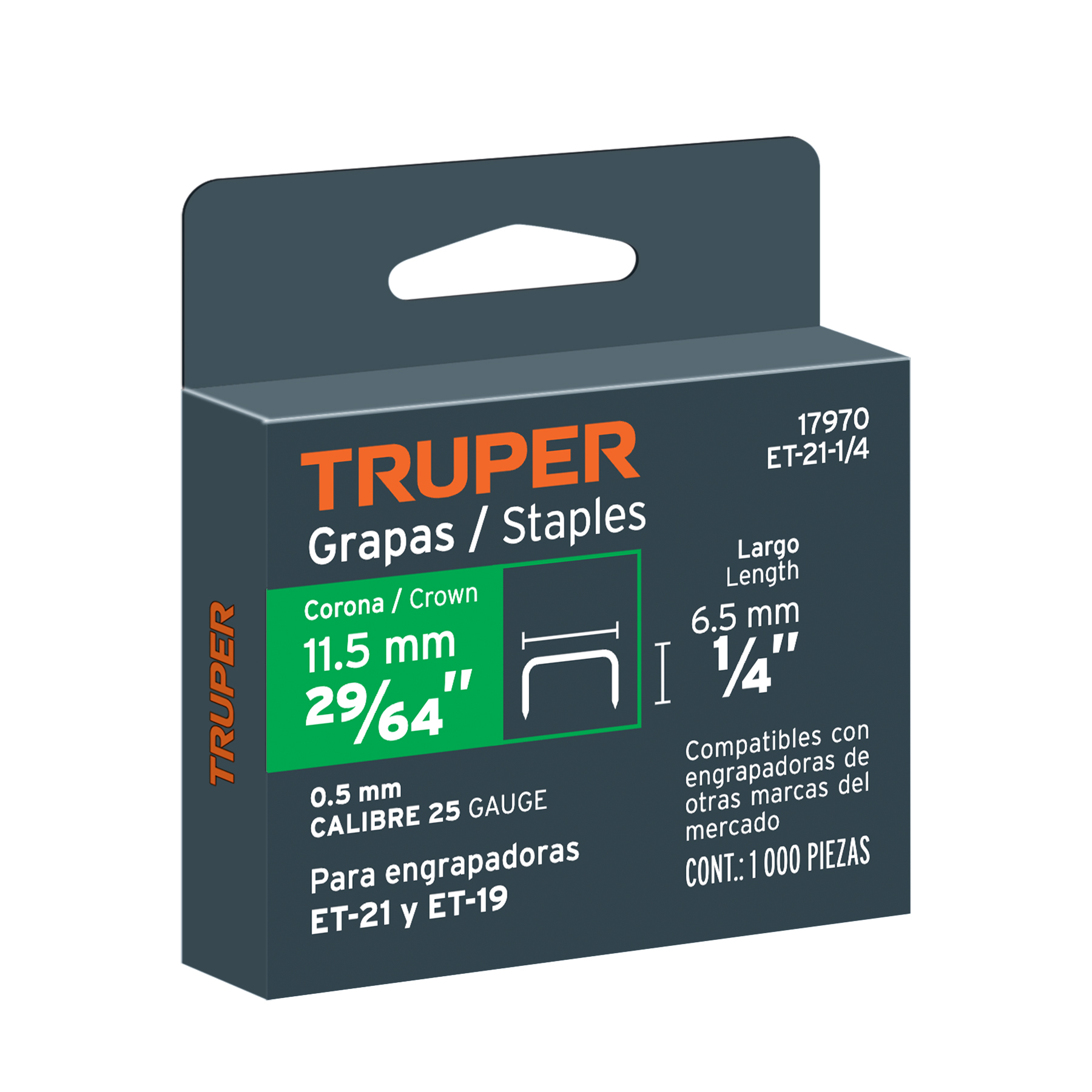 Grapa 3 8 X 1000