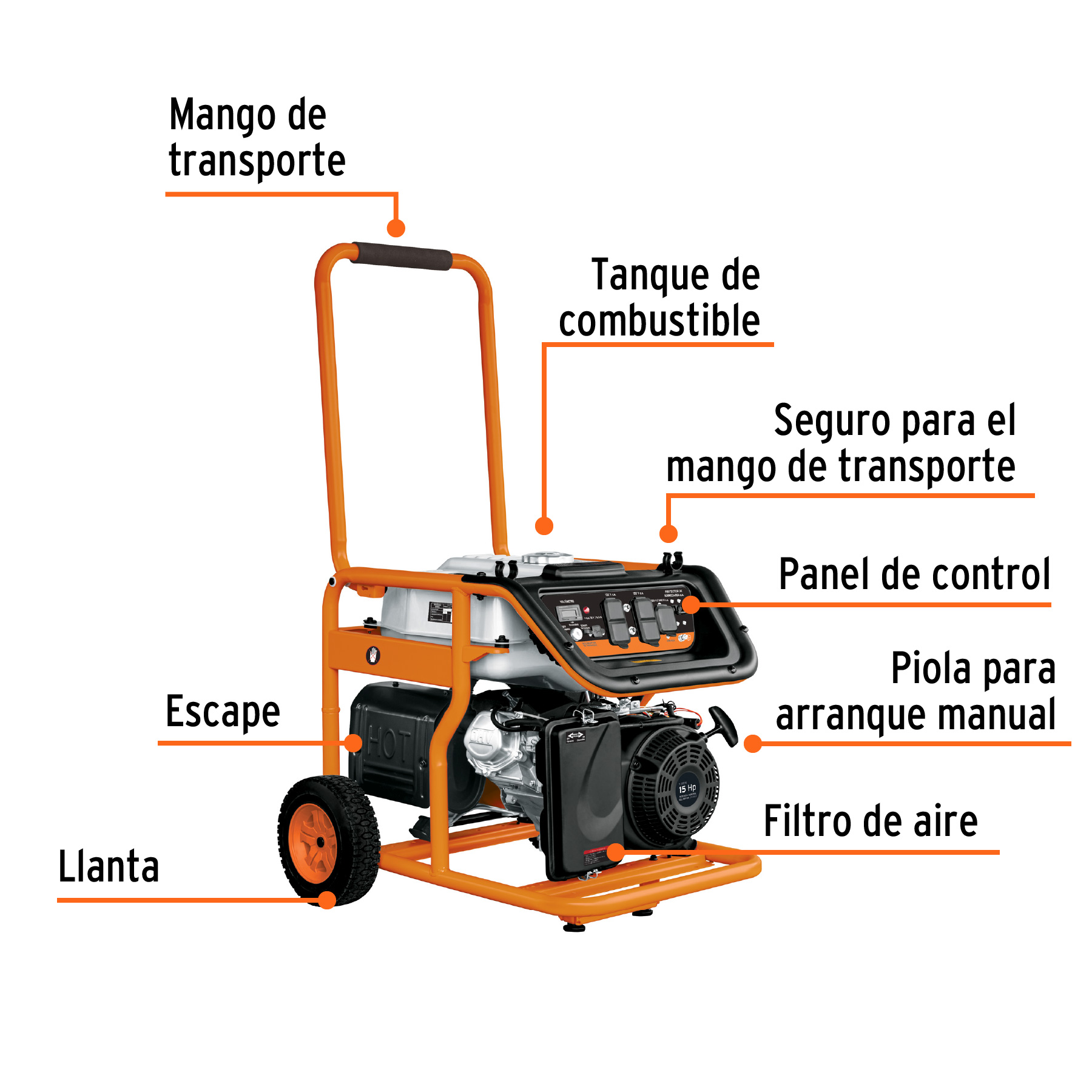 Ripley - GENERADOR GASOLINA 8KW MONOFÁSICO OTARU