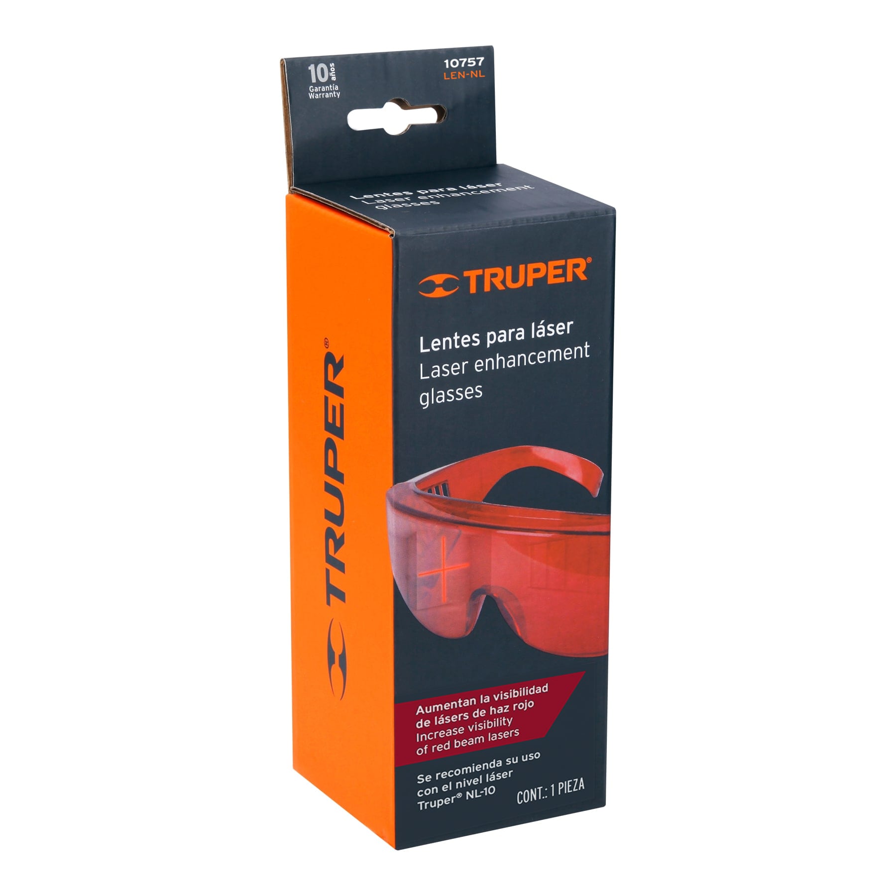 Lentes de seguridad para láser rojo, Truper, Lentes y Goggles, 10757