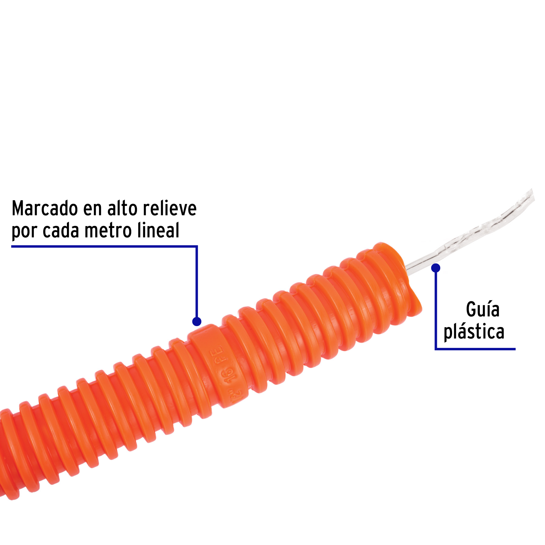  IIVVERR Flexible PVC 0.457 in Dia Exterior Tubería Corrugada Tubo  Tubo Conducto 12M (Tubería de tubo de conducto corrugado de tubo de tubo  corrugado de PVC de 0.457 in de diámetro