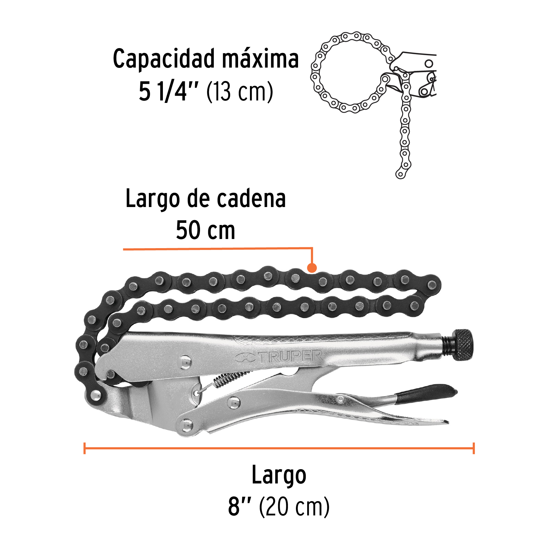 Cadena para motosierra de 20 plgs truper (16638) – Ferretería El Maestro GT