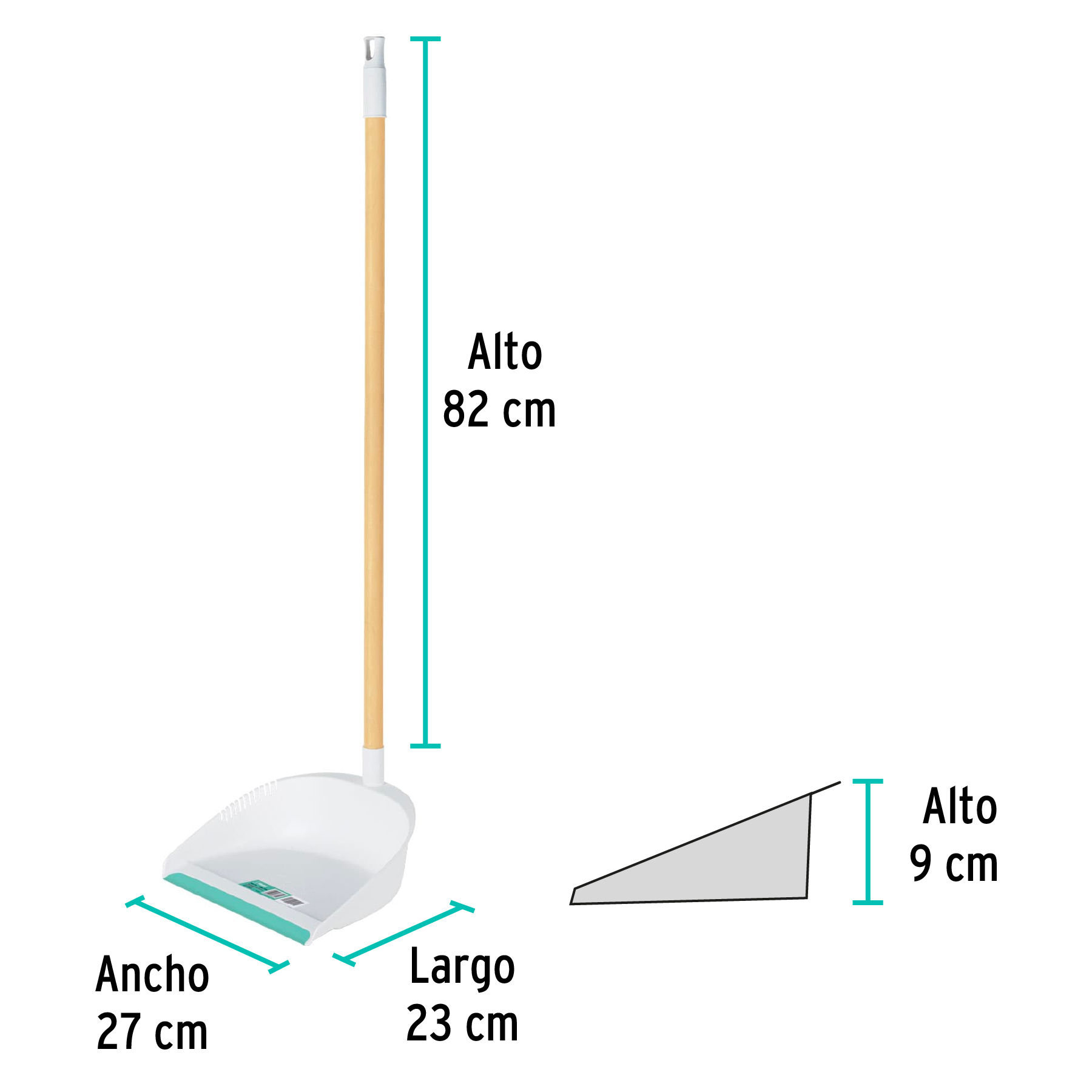 Recogedor TASK C/Banda Plegable C/Metálico