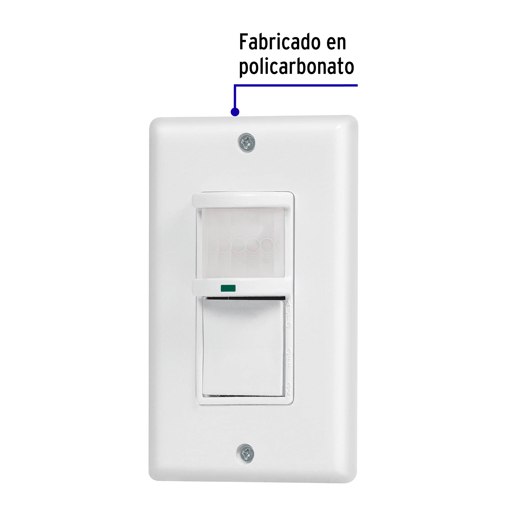 Ficha Tecnica Sensor de movimiento con interruptor de pared, Volteck