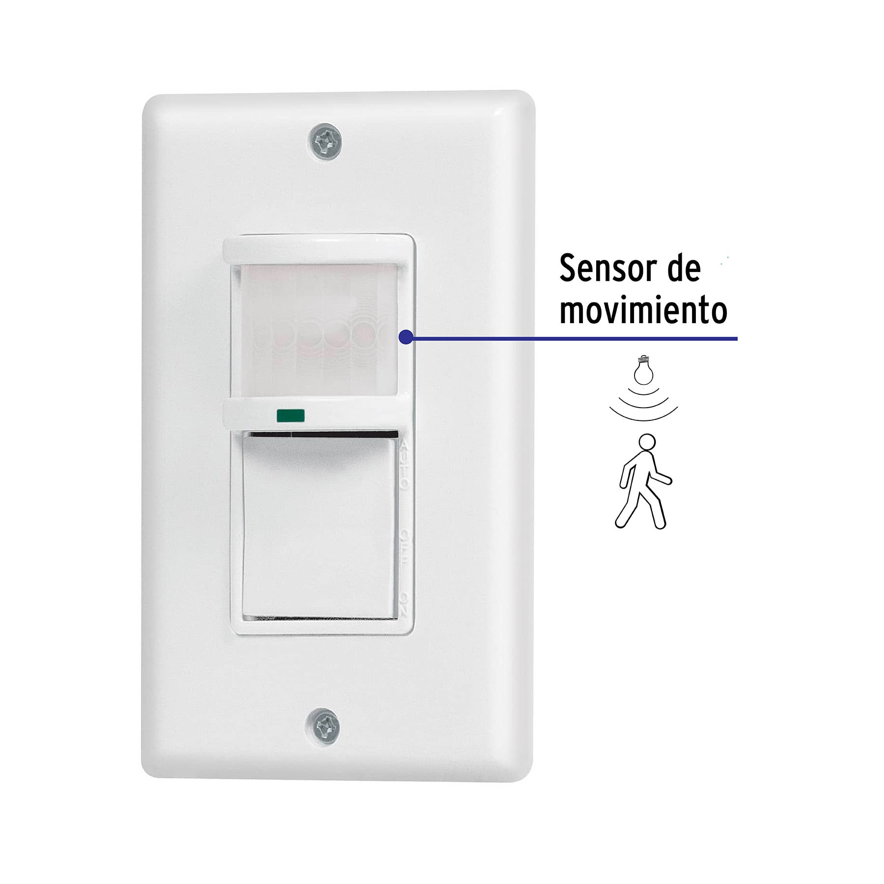 Ficha Tecnica Sensor de movimiento con interruptor de pared, Volteck