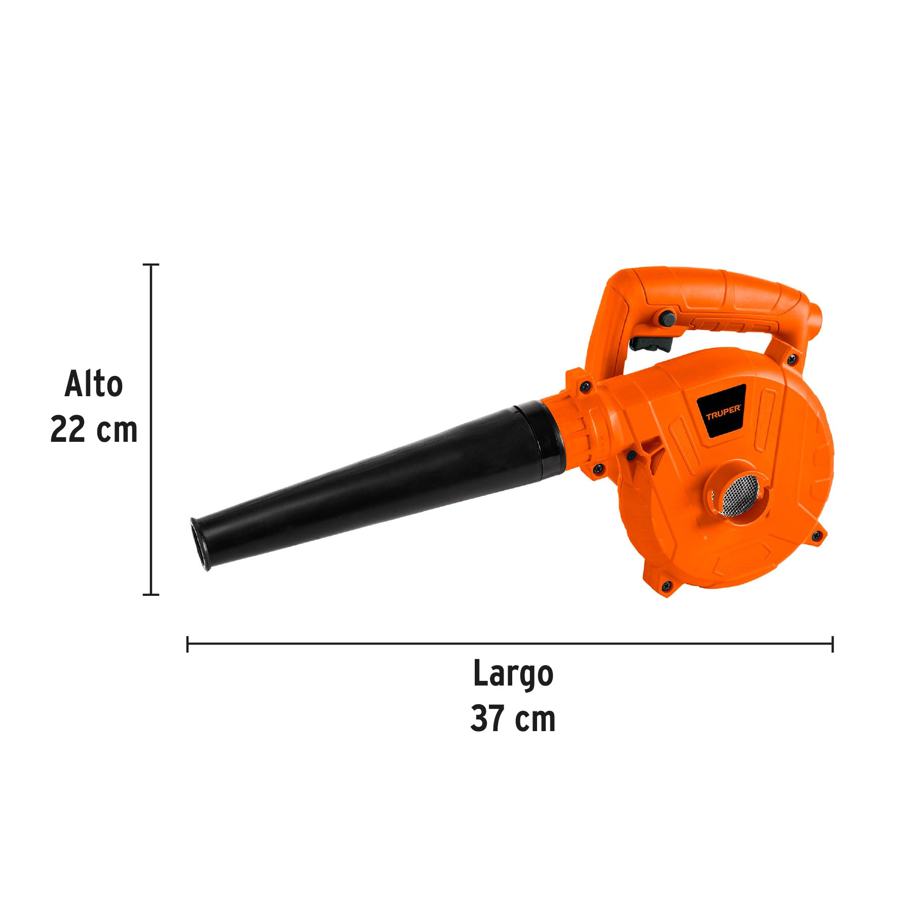 PrimeMatik - Soplador Aspirador eléctrico portátil de 600 W para