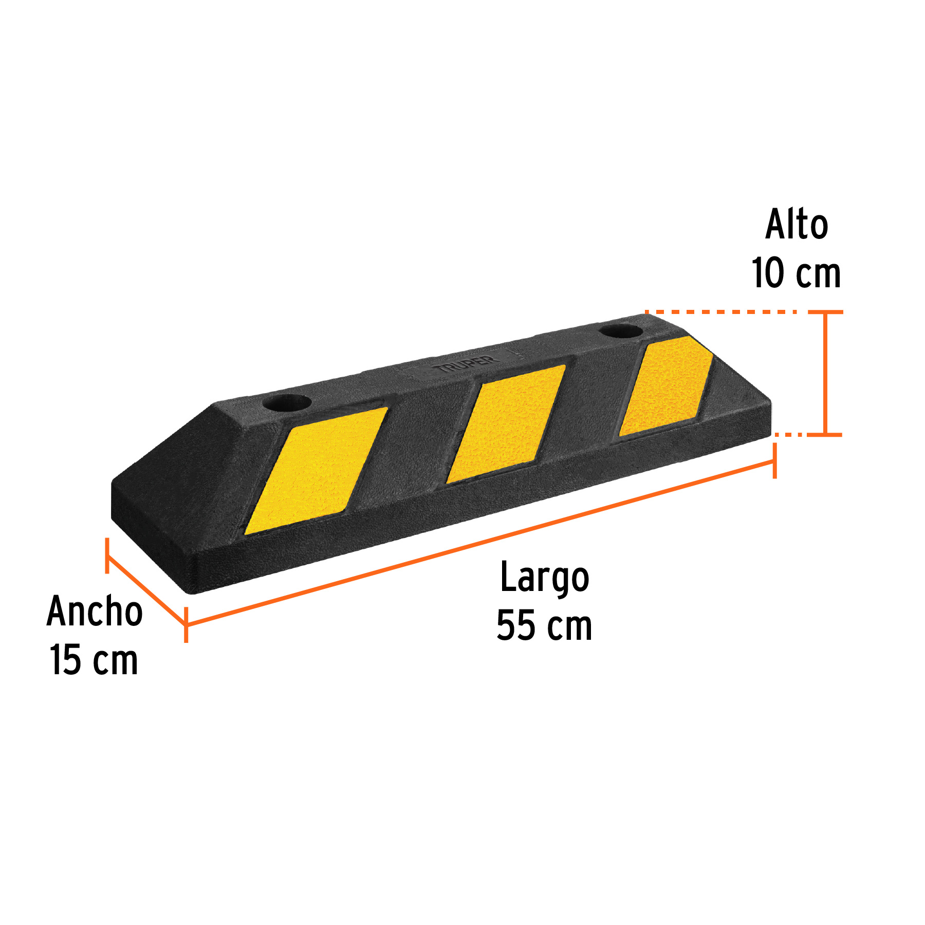 Colocar topes para aparcamiento