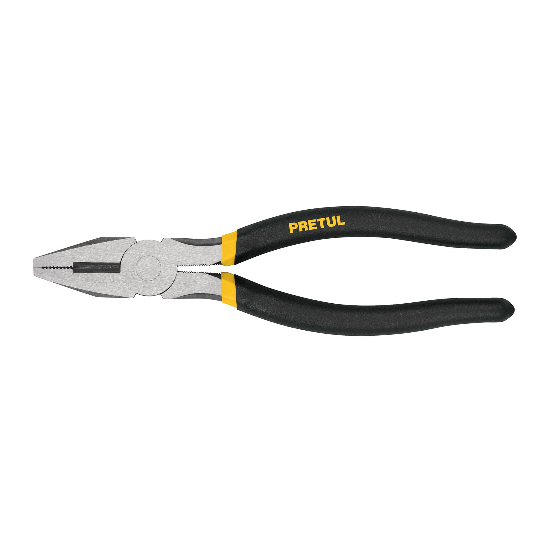 Pinza para electricista 8" mango de vinil, a granel, Pretul