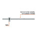Barra corrediza para dados cuadro 3/4", Truper