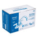 Mezcladora 4" para lavabo, cuello tubular, manerales cono