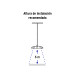 Luminario de LED 100 W High Bay, Volteck