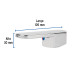 Maneral plano para monomando de lavabo, cromo, Basic