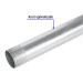 Tubo de acero roscado de 3 m pared gruesa, 1-1/4", Volteck
