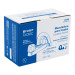 Mezcladora 4" para lavabo, cuello curvo, cartucho compresión
