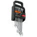 Juego de 6 llaves combinadas extralargas pulidas std, Expert