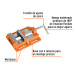 Prensa morsa plana, apertura 4" (100 mm), Truper