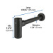 Céspol de bote minimalista 1 1/4", negro, para lavabo, Foset