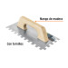 Llana 11" dentado cuadrado 1/2", tipo español, mgo madera
