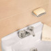 Mezcladora 4" para lavabo, nariz larga, cartucho cerámico