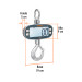 Báscula electrónica colgante, recargable, 500 kg, Truper