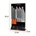 Exhibidor con 15 limas Truper