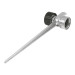 Estaca metálica universal 8" dos vías, para aspersor, Truper