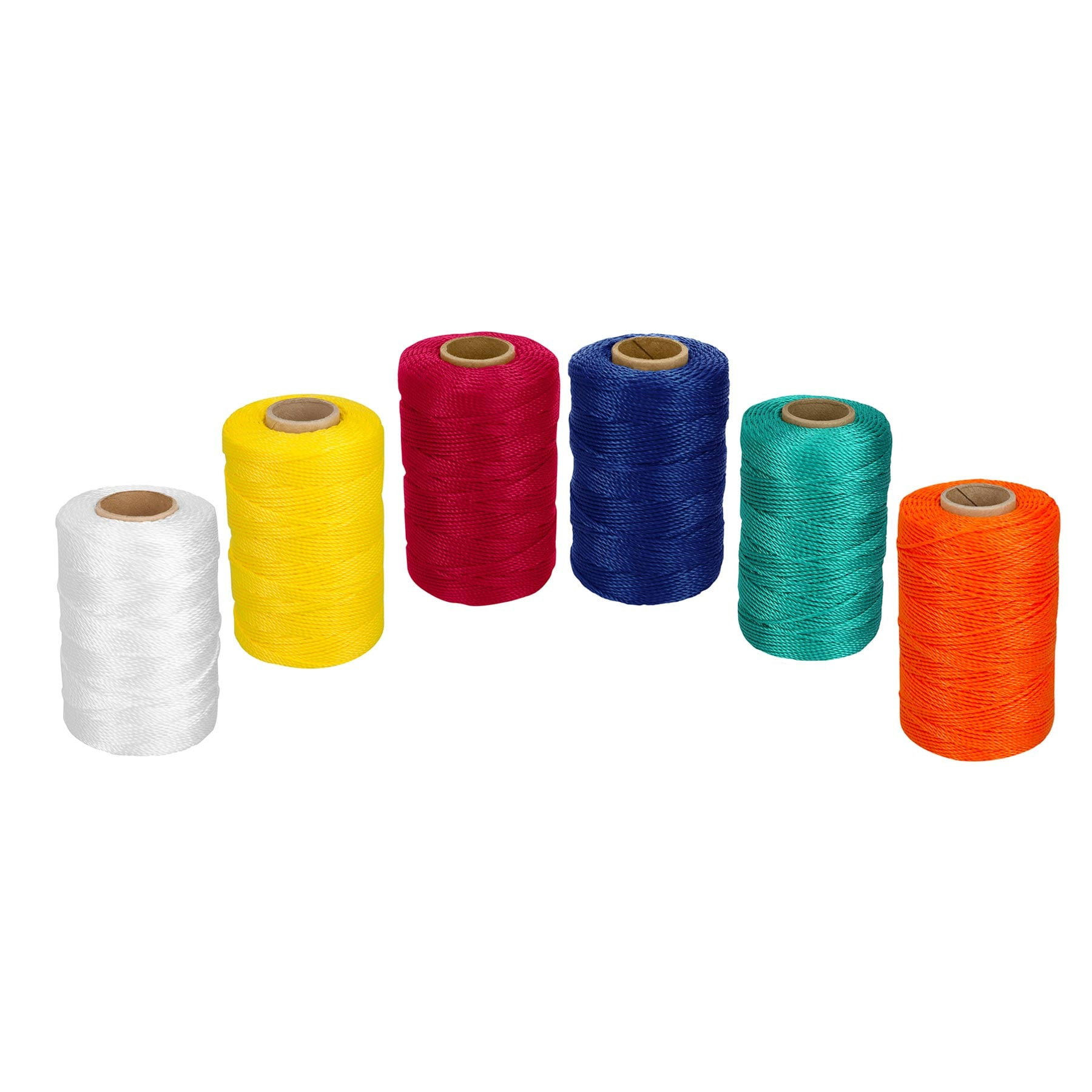 Carretes con 165 m de hilo para albañil, colores surtidos