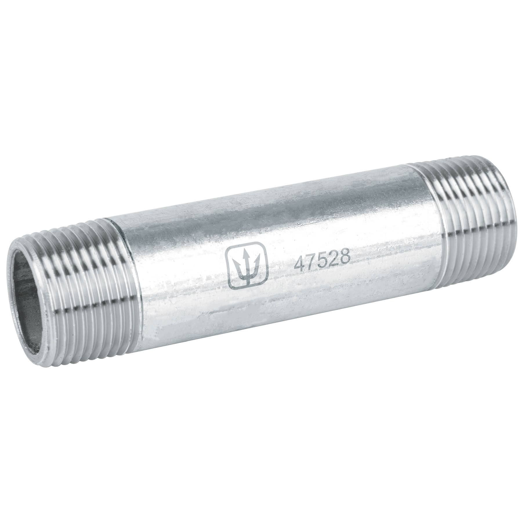 Niples de acero galvanizado, 2"