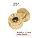 Cabeza infladora de llantas, conexión hembra 1/4" NPT,Truper