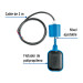 Flotador eléctrico con cable de 2 m, Foset