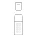 Portalámpara de porcelana para base G9, Volteck