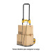 Diablo de carga, plegable, acero, 60 kg, Pretul