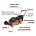 Podadora con motor a gasolina de 6 HP, 22" de corte, Truper