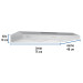 Campana extractora 75cm, empotrable, acero inoxidable, Foset