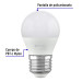 Lámpara de LED, A19, 3 W, luz calida, Volteck Basic