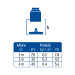 Regadera cromo 8" plato redondo, sin brazo, Foset