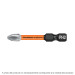 Estuche con 15 puntas de cruz PH2 de impacto largo 2"