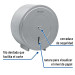 Portarollo de acero inox, Foset