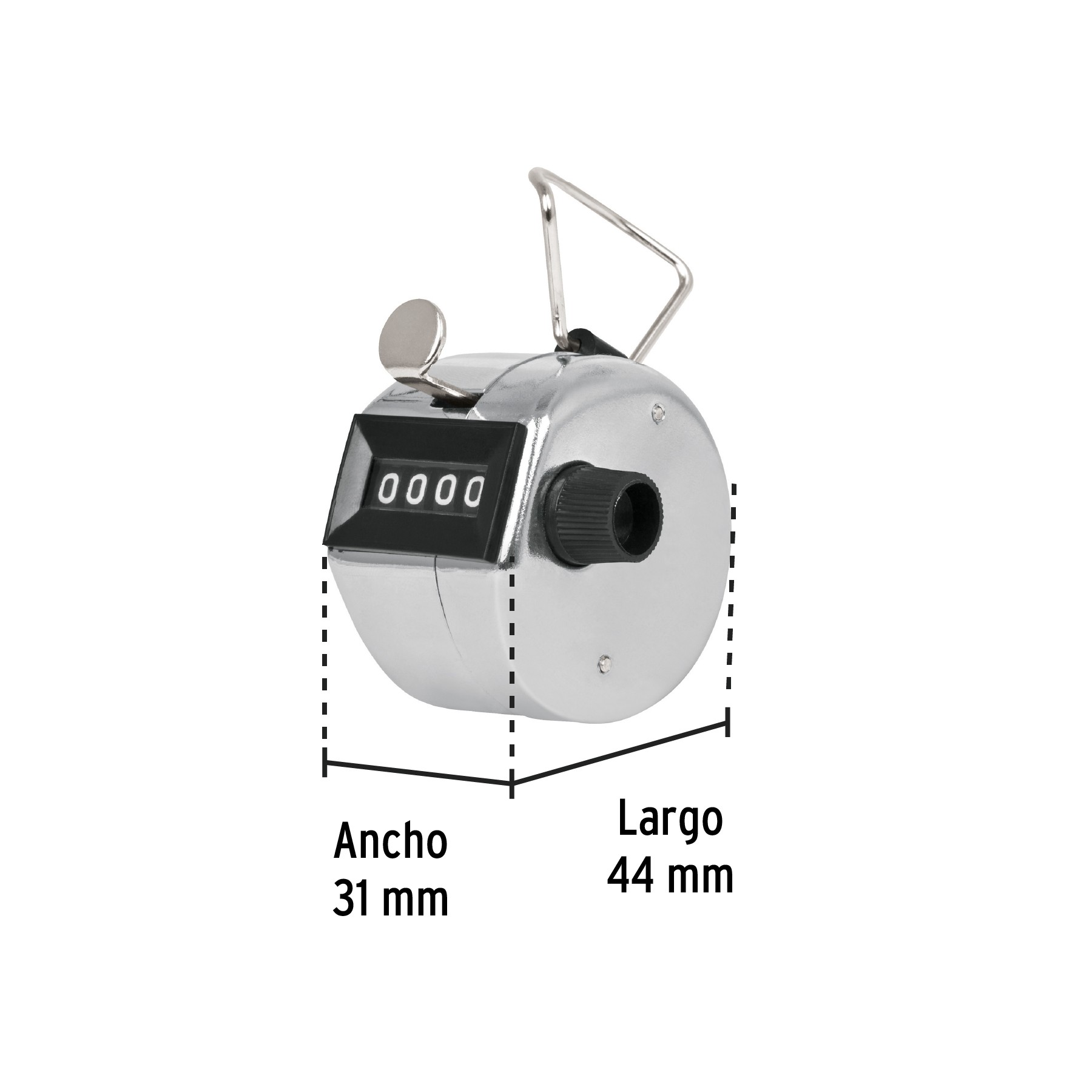 Contador Manual Analógico 4 Dígitos