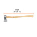Hacha Michigan 3-1/2 lb, mango de hickory 34", Truper