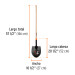 Pala redonda # 4 T-2000, mango largo 45", Truper