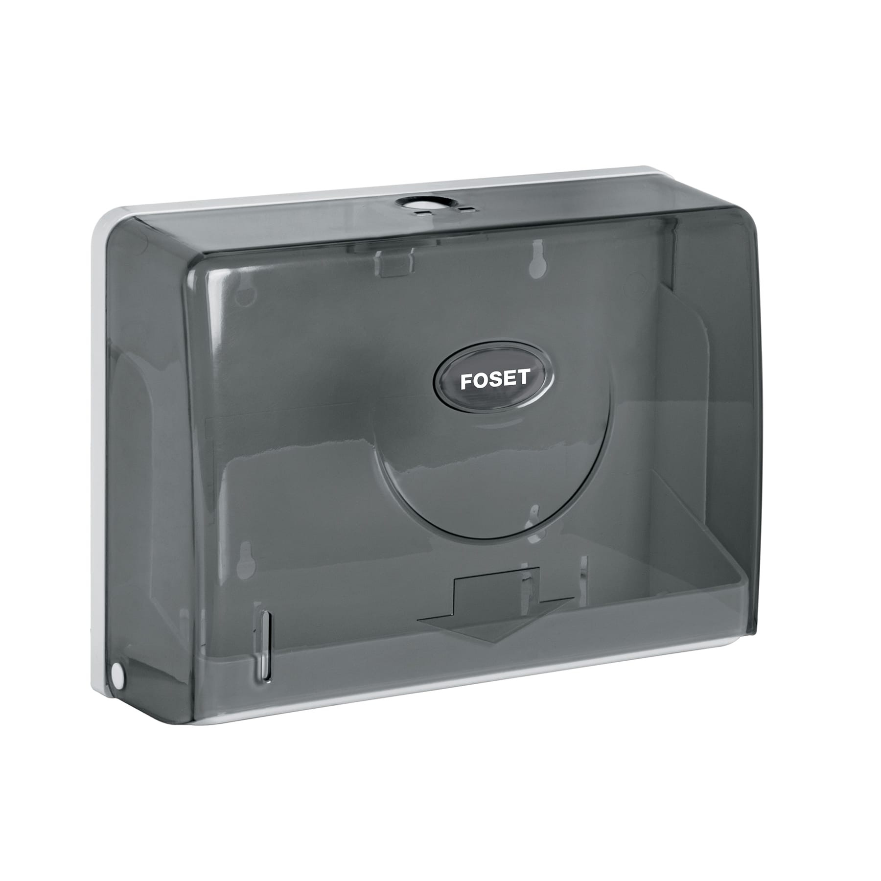 Dispensador junior p/toallas de papel, humo, Basic
